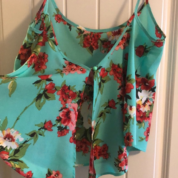 Flowered tank top - Picture 2 of 2